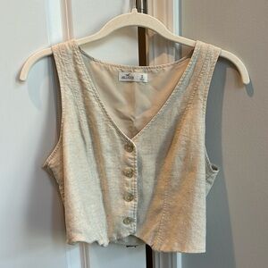 Hollister vest in tan
